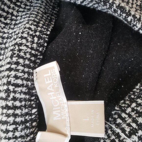 Michael Kors Houndstooth Pencil Skirt - NWT - Size L - Picture 13 of 14